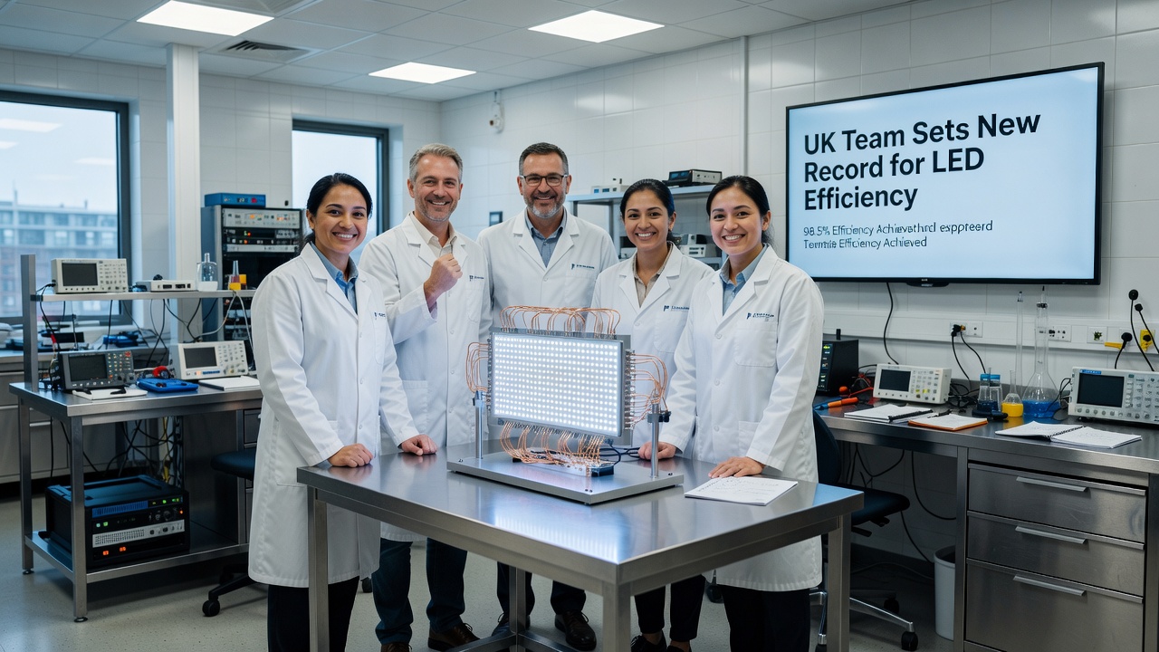 UK Team Sets New Record for LED Efficiency